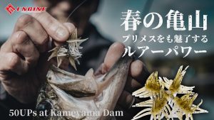 【ENGINE2025年新製品】《モジャフォー》《DEROFLA4》で春の亀山のプリメスをも魅了するルアーパワーで50UP連発劇！